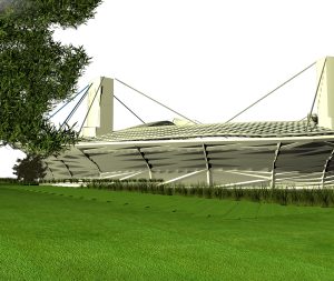 پروژه کامل استادیوم فوتبال