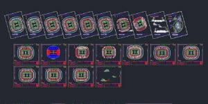 پروژه کامل استادیوم فوتبال